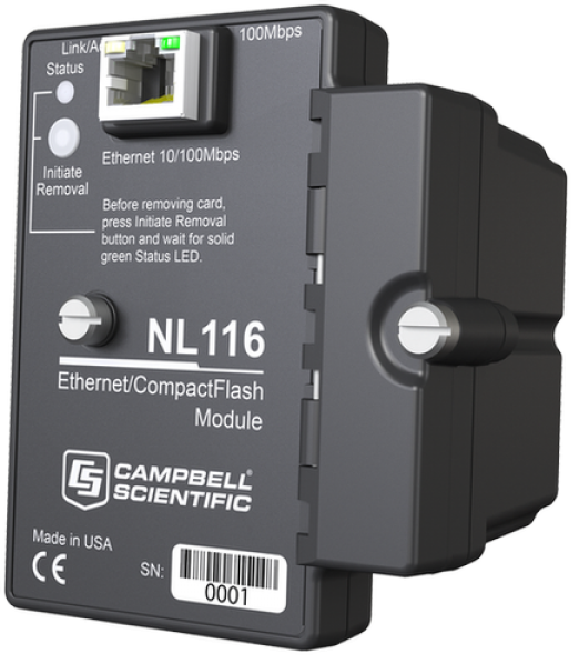 Campbell Scientific NL116 Ethernet and CF Card Module