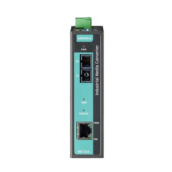 Moxa IMC-21A-S-SC Ethernet-to-Fiber Media Converters